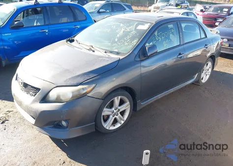 2009 Toyota Corolla Xrs z USA, uszkodzony, nr VIN 2T1BE40E99C027018
